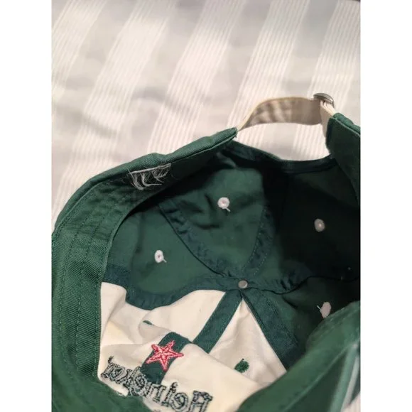 Heineken Light US Open 2009 Tennis Strapback Cap Hat Adult Green White Mens READ - Picture 7 of 7